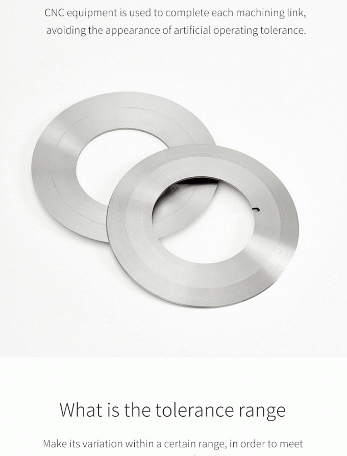 ใบมีดวงกลมสำหรับตัดความแม่นยำสูง 130 มม. สำหรับเครื่องตัดม้วนกระดาษอุตสาหกรรม มีดตัดใบมีดวงกลม 4