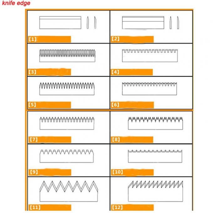 ใบมีดหยักขนาด 6 นิ้ว สำหรับเครื่องบรรจุภัณฑ์ฟันเลื่อยตัด OEM 1